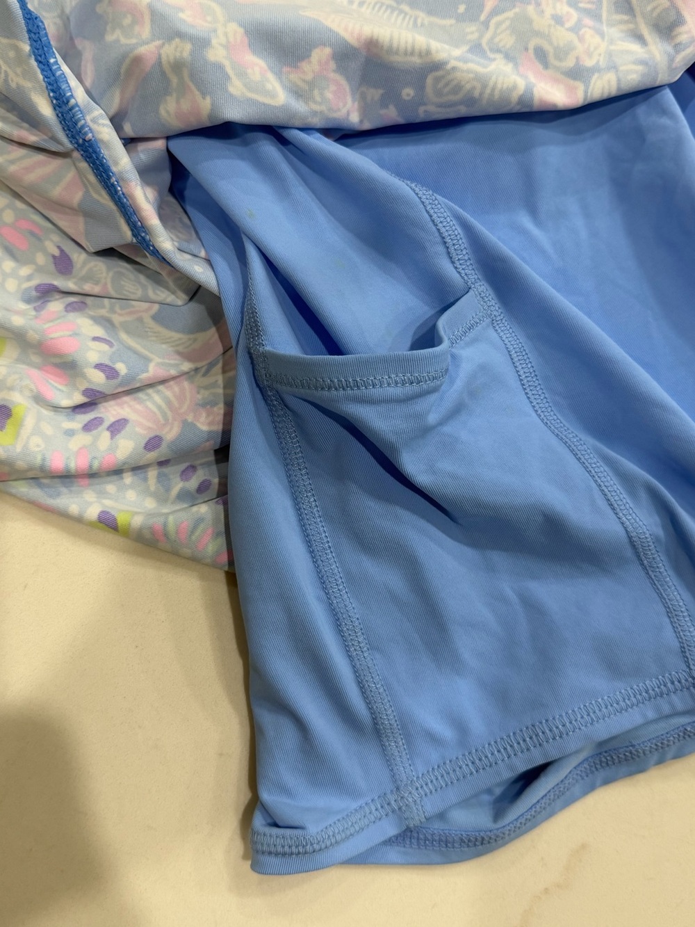 Lilly Pulitzer Taye Sea What I Pleated Women's 13" Golf Skort - L - Picture 6 of 7
